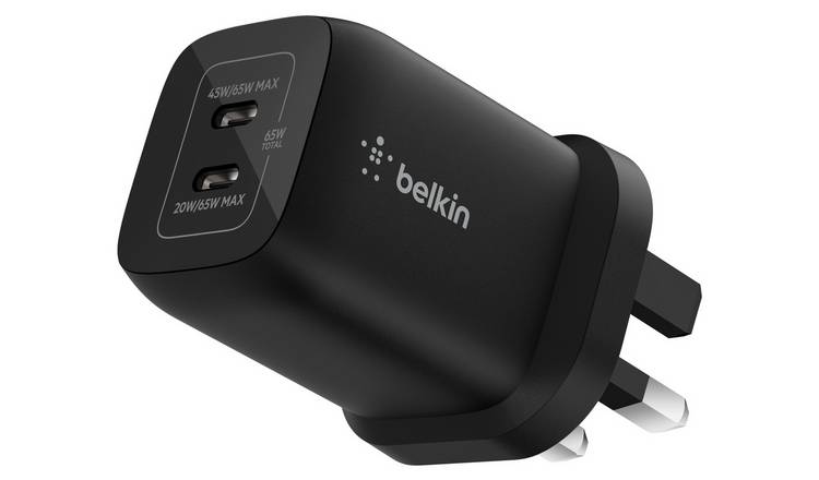 Belkin Dual USB-C 65W Wall Charger For Nintendo Switch 2