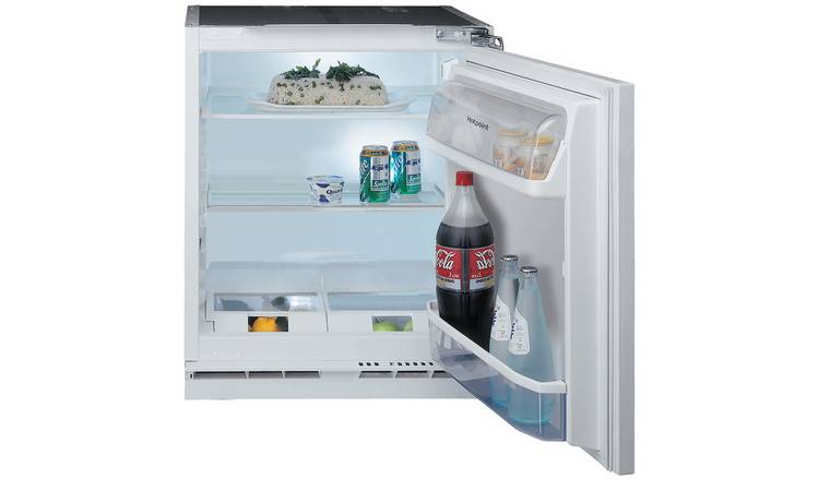 Hotpoint HBUL011UK Under Counter Fridge - Stainless Steel