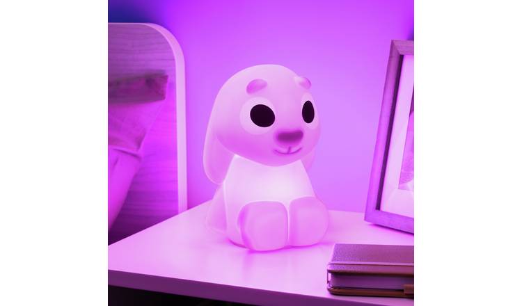 Bluey Floppy Rabbit SquishyGlo Desk Lamp - Pink