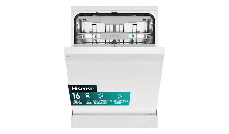 Hisense HS663A90WUK Full Size Dishwasher - White