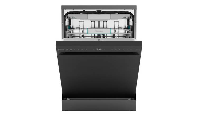 Hisense HS673A90BXUK Full Size Dishwasher - Black