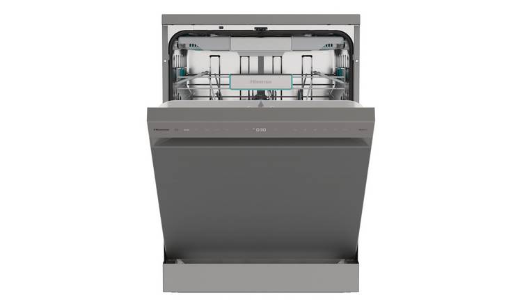 Hisense HS673A90XUK Full Size Dishwasher - Stainless Steel