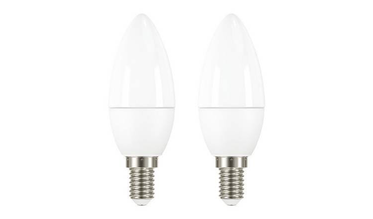 Argos Home 1.8W LED Candle E14 Light Bulb - 2 Pack