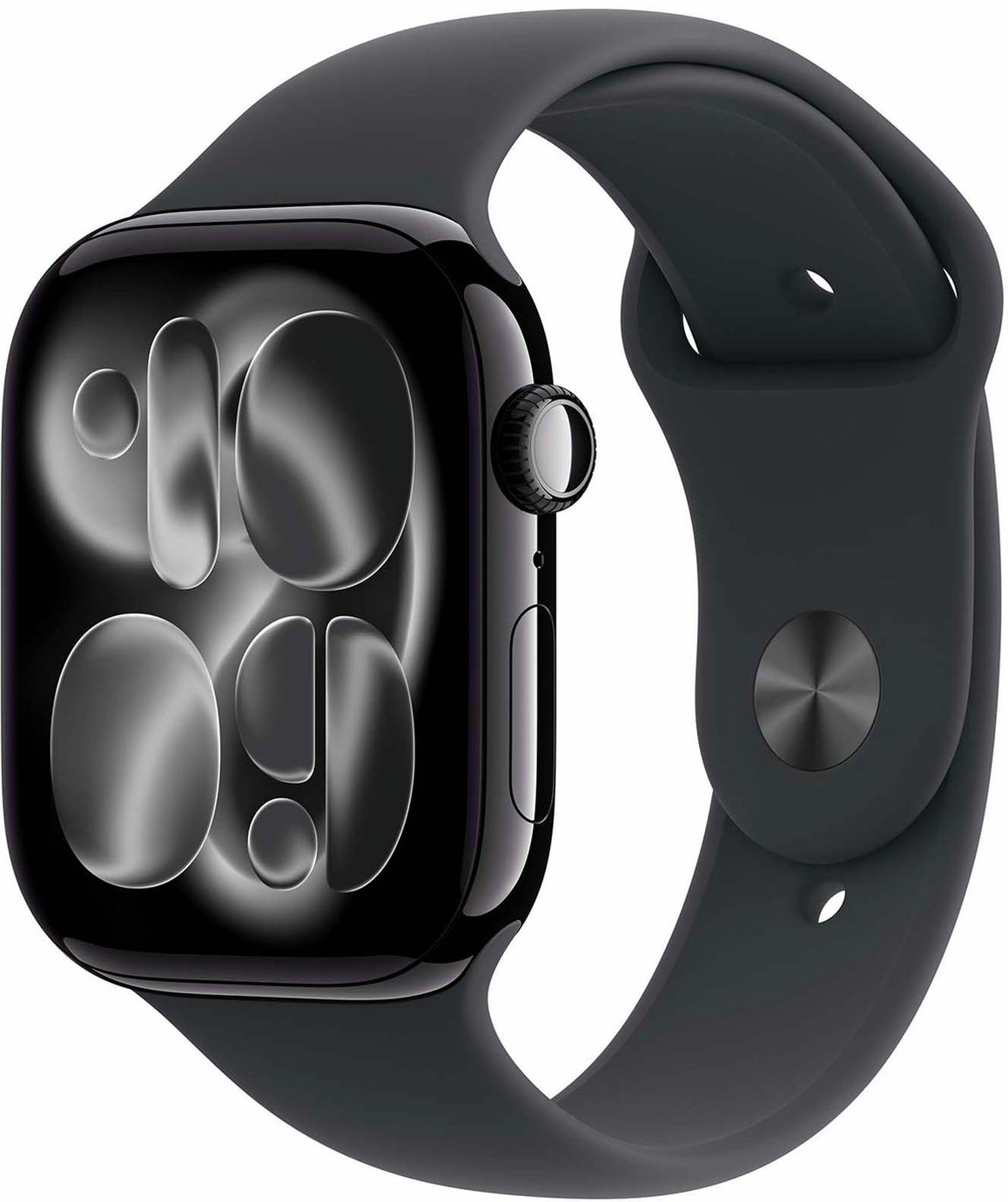 Apple Watch Series 11 GPS 46mm Jet Black Sport Band - M/L
