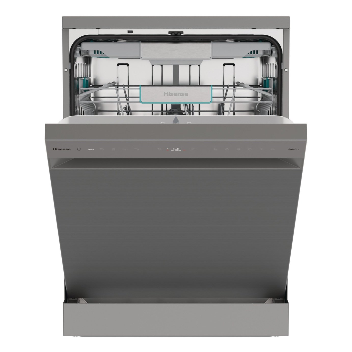Hisense HS693A90XADUK Full Size Dishwasher - Stainless Steel