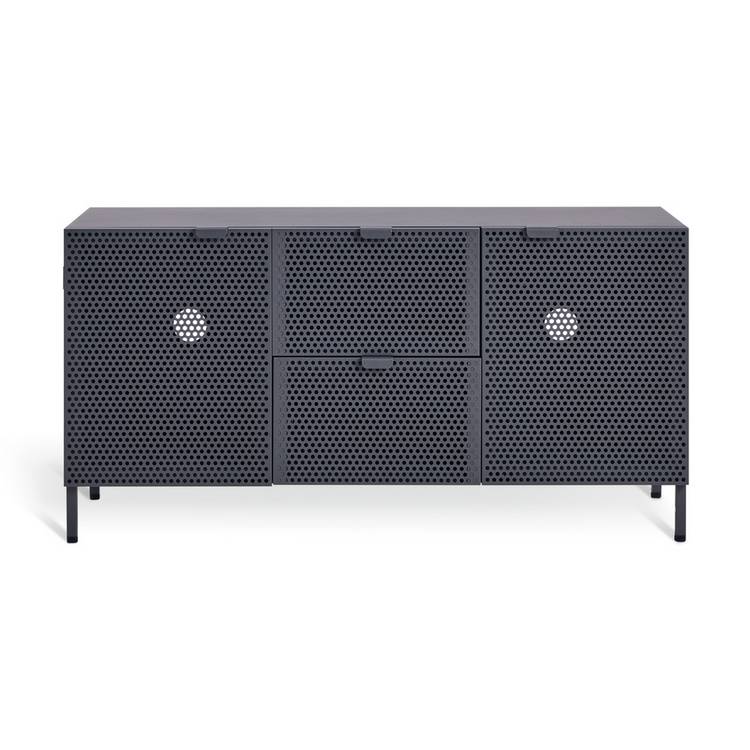 Habitat Landan 2 Drawer Low Unit Chest- Anthracite 0