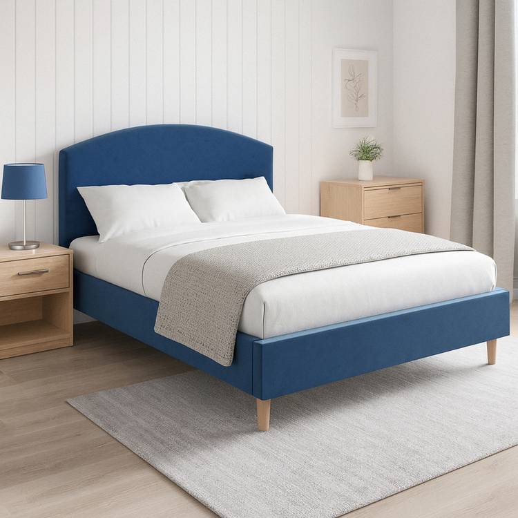 Millbrook Beds Archer Kingsize Wooden Bed Frame - Blue 0