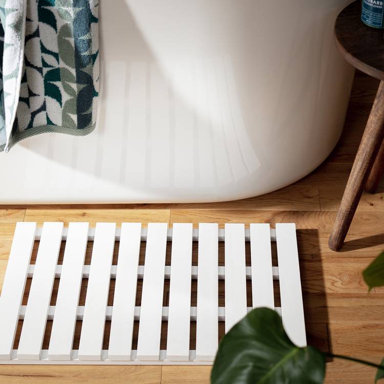 Habitat Bamboo Duck Board - White 0