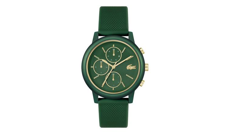 Lacoste Men's Green Silicone Strap Watch 