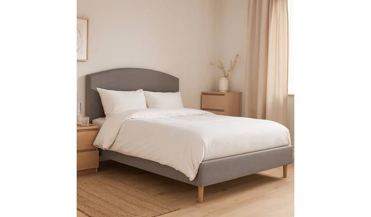 Millbrook Archer Superking Fabric Bed Frame -Grey