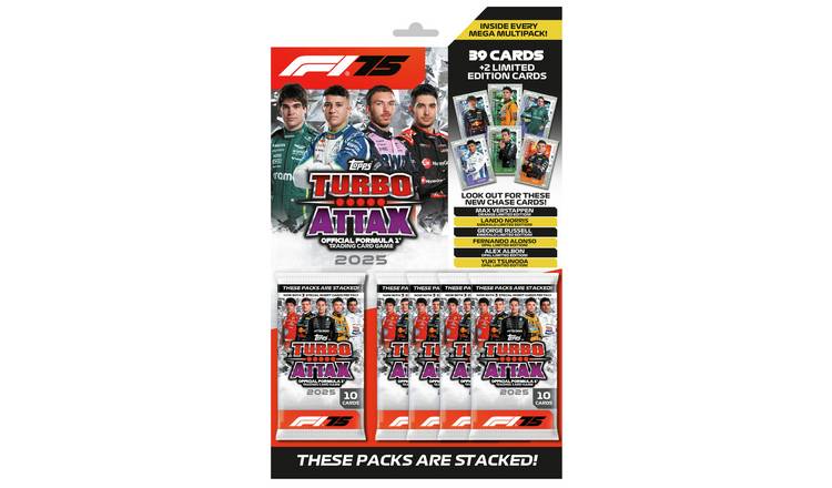 Topps F1 Turbo Attax 2025 Mega Multipack Cards 