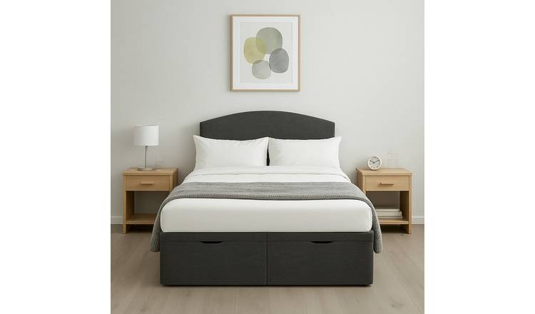 Millbrook Archer Kingsize End Lift Ottoman Bed - Charcoal