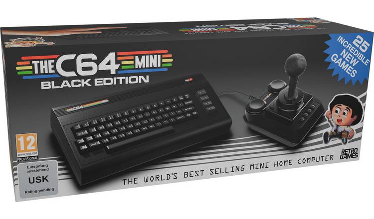 The C64 Mini Retro Gaming Console - Black Edition