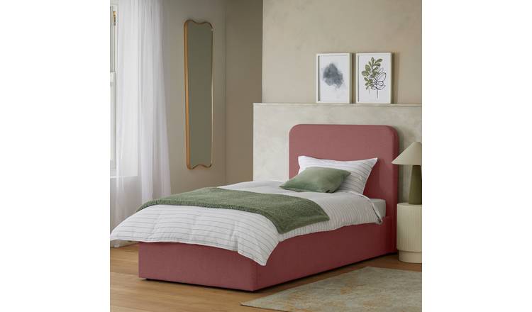 Habitat Chadwell Single End Lift Ottoman Bed - Pink