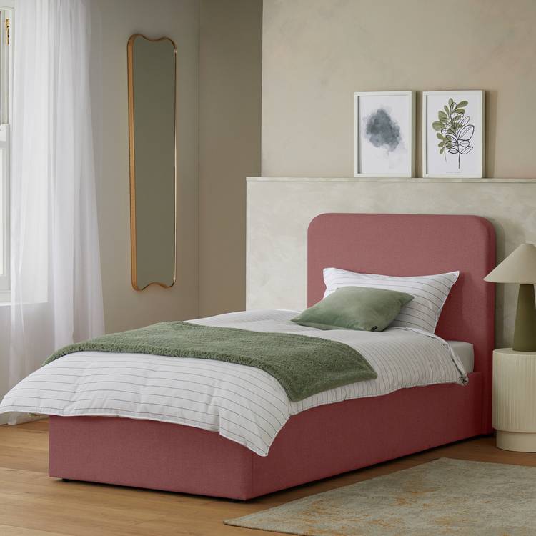 Habitat Chadwell Single End Lift Ottoman Bed - Pink 0