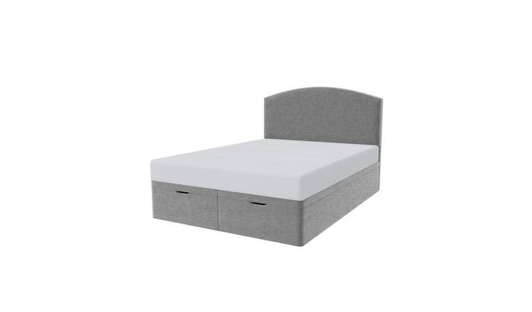 Millbrook Archer Superking Fabric EndLift Ottoman Bed - Grey