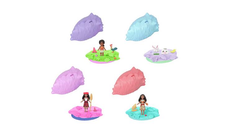 Disney Moana Shell Reveal Small Doll With Accessories 