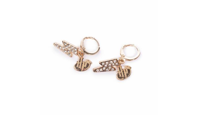 Custard London Gold Tone Harry Potter Earring Set- Pack of 2