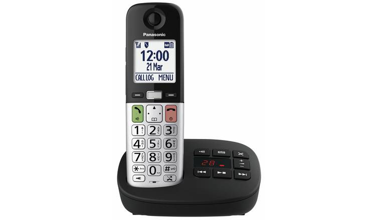 Panasonic KX-TGU4 Cordless Phone with Answer Machine Single