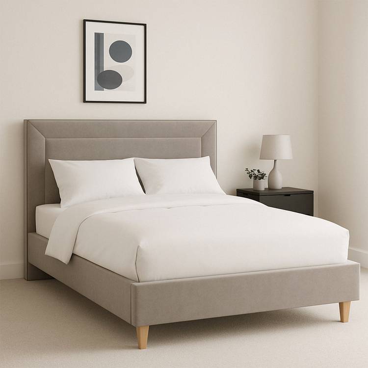 Millbrook Beds Border Kingsize Wooden Bed Frame - Natural 0
