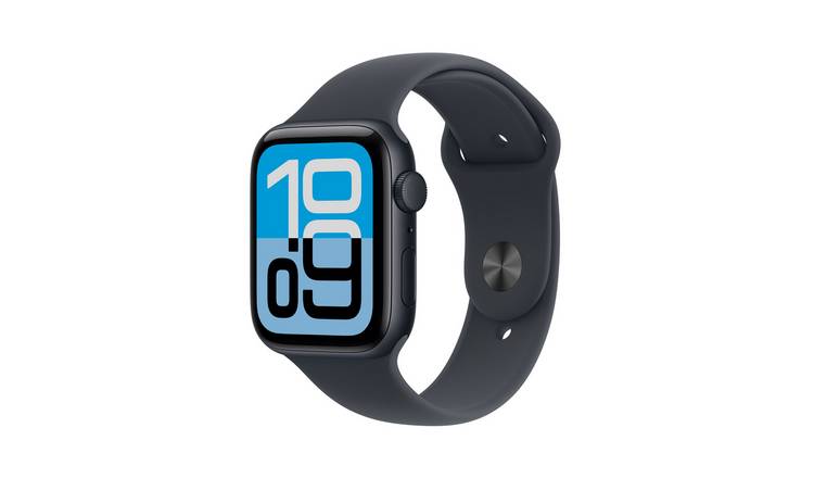 Apple Watch SE 3 GPS 44mm Aluminium Midnight Sport Band S/M