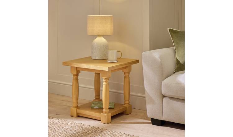 Argos Home Raina Side Table - Natural