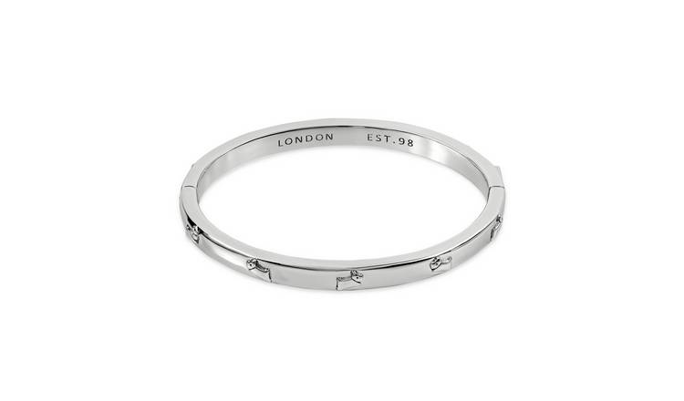 Radley Silver Plated Jumping Dog Bangle