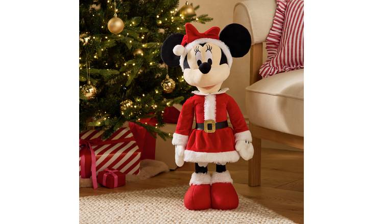 Disney Minnie Mouse Standing Plush Christmas Decoration