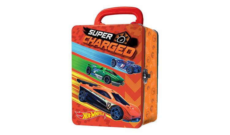 Hot Wheels Tin Car Storage Case - Red
