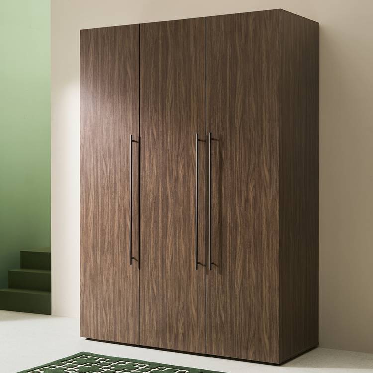 Habitat Atlas 3 Door Wardrobe - Walnut 0
