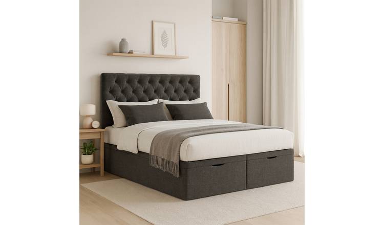 Millbrook Chester Kingsize End Lift Ottoman Bed - Charcoal