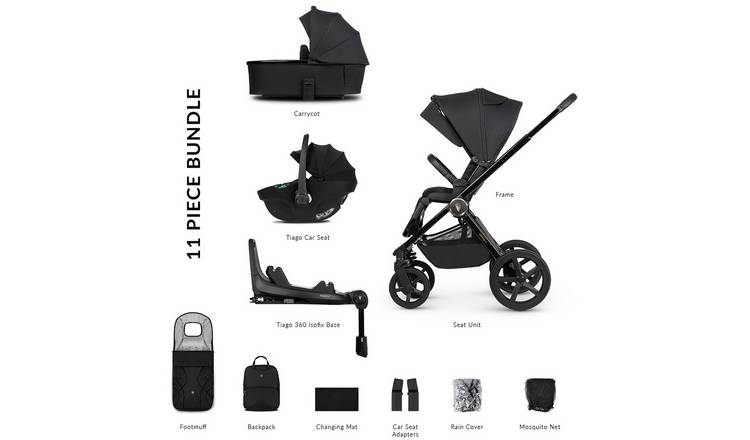 Venicci Upline 2 3-in-1 Travel System  - Black