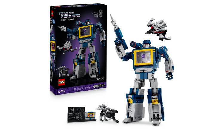 LEGO Icons Transformers: Soundwave Set 10358 PREORDER