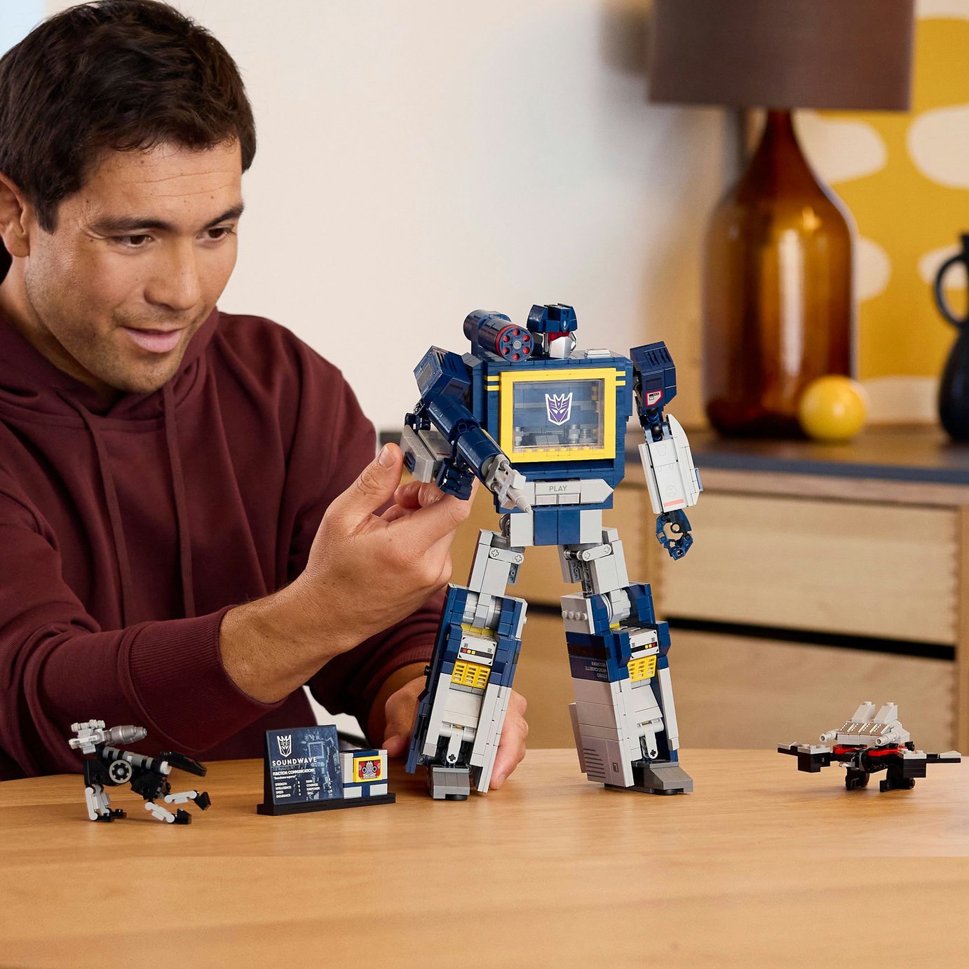 Buy LEGO Icons Transformers: Soundwave Set for Adults 10358 | LEGO