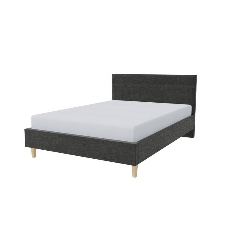Millbrook Beds Double Wooden Bed Frame - Charcole 0