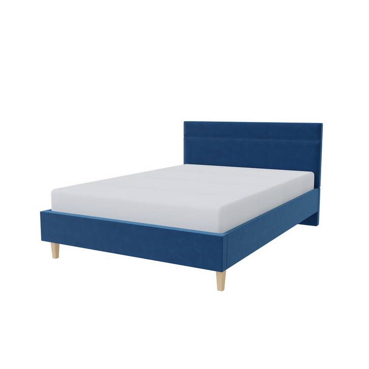 Millbrook Beds Kingsize Wooden Bed Frame - Blue 0