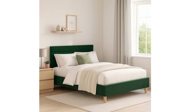 Millbrook Miller Superking Fabric Bed Frame - Green