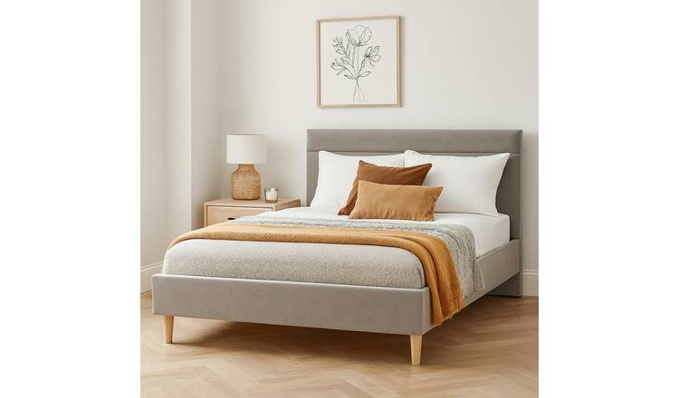 Millbrook Miller Superking Fabric Bed Frame-Natural