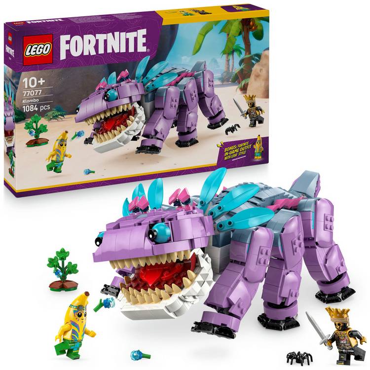 LEGO Fortnite Klombo Figure, Creative Building Toy Set 77077 0