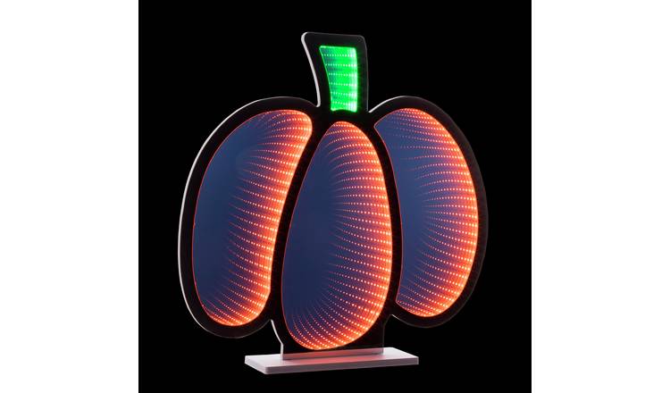 Premier 60cm  Lit Pumpkin Infinity Mirror
