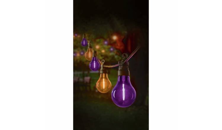 Premier Festoon Orange and Purple 10 Led Bulb