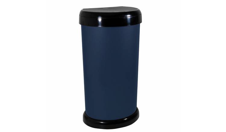 Moda 42 Litre Touch Top Bin - Blue