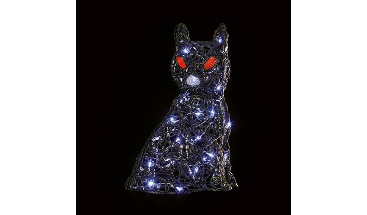 Premier 45cm  3D Soft Acrylic Black Cat Led Lights