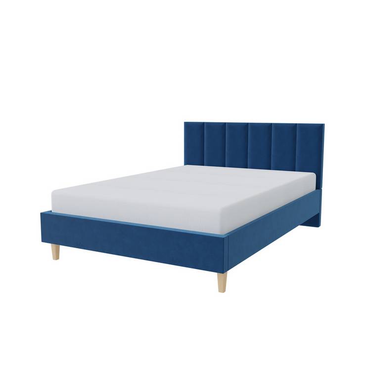 Millbrook Beds Double Wooden Bed Frame - Blue 0