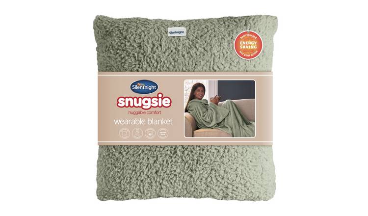 Silentnight Snugsie Wearable Blanket with Sleeves - Sage