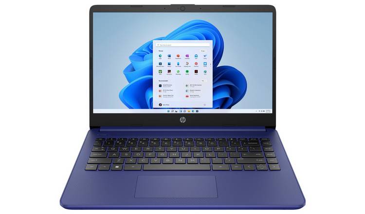 HP BQ7T3EA 14in Intel Core 4GB 128GB Laptop - Blue
