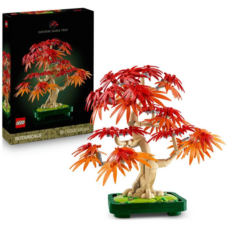 LEGO Botanicals Japanese Red Maple Bonsai Tree DIY Set 10348 0