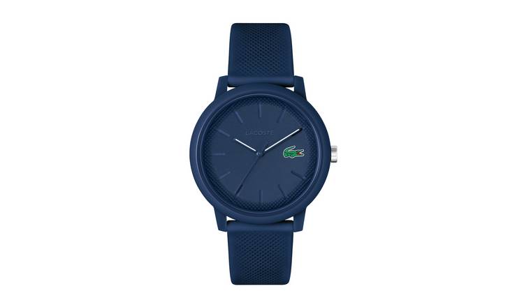 Lacoste Men's Blue Silicone Strap Watch 