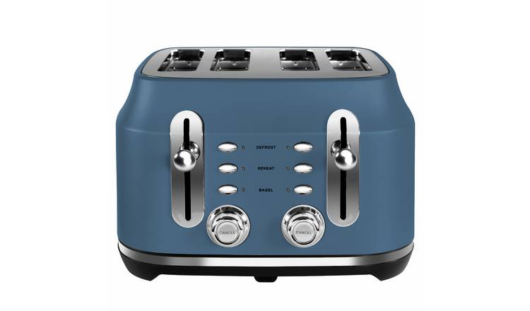 Rangemaster RMCL4S201SB Classic 4 Slice Toaster - Stone Blue