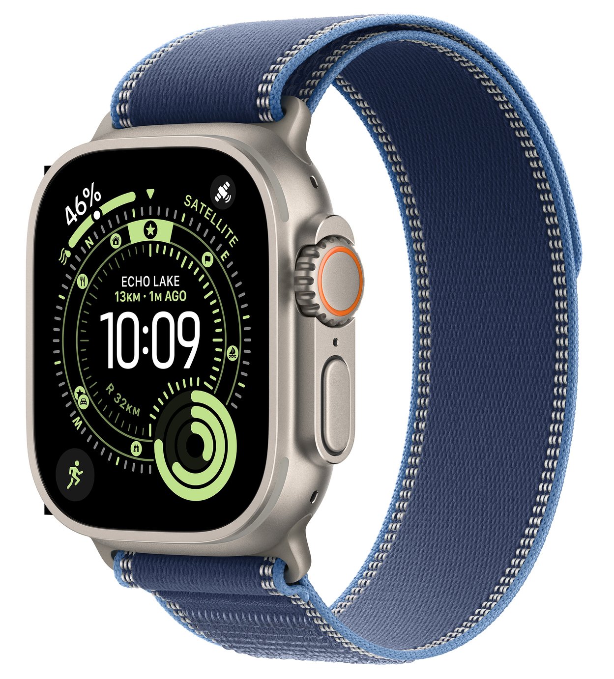 Apple Watch Ultra 3 GPS+Cell 49mm Bright Blue Trail Loop M/L